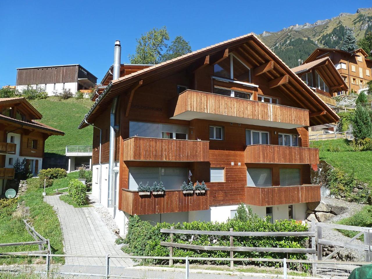 Apartment Goldenhorn Apt-F By Interhome Wengen Exterior foto